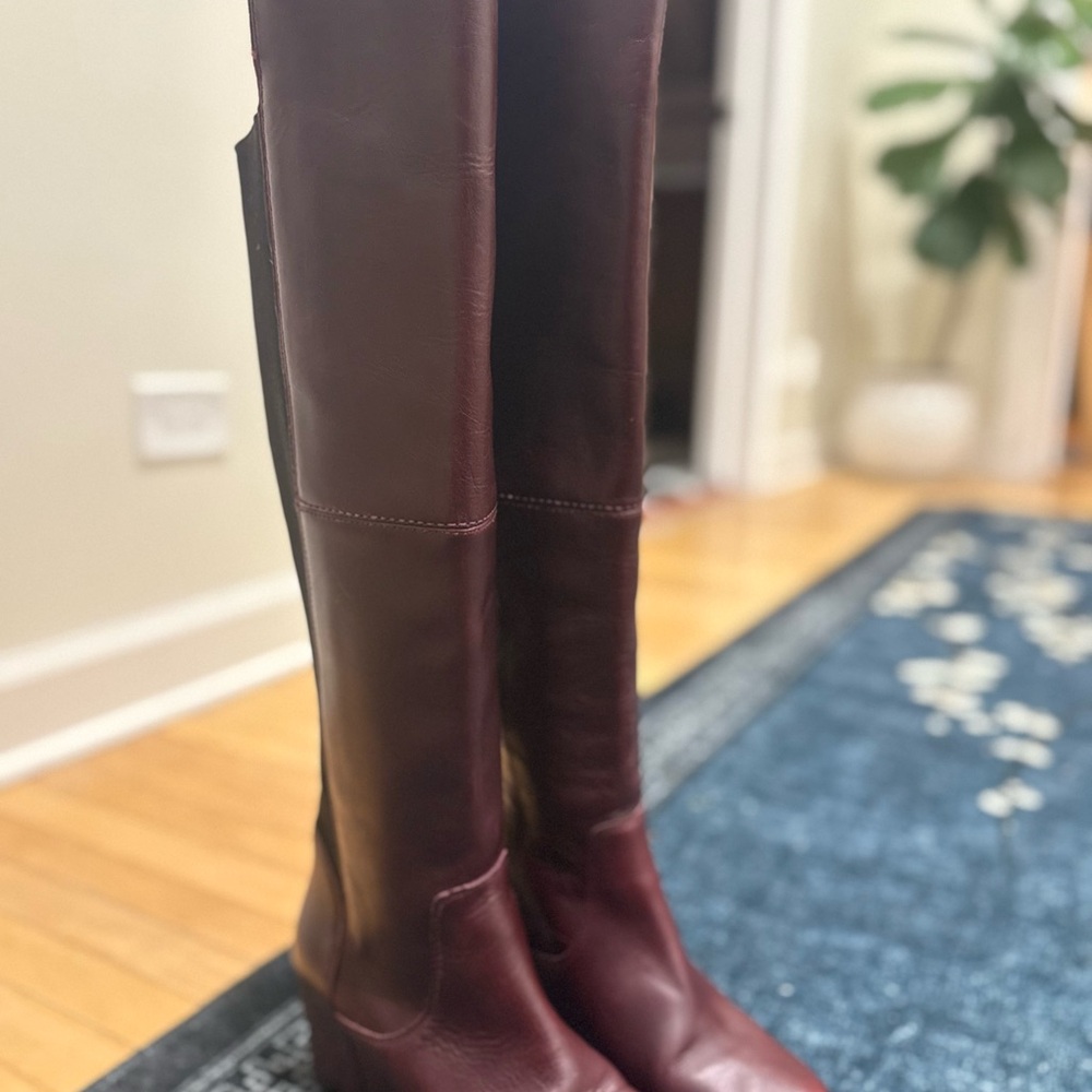 Sorel Women's Over the Knee Boots - Rich Burgundy  -Size 9